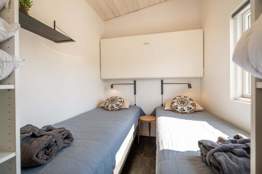 Børneværelse i Premium Strandhytte på Feddet Strand Resort
