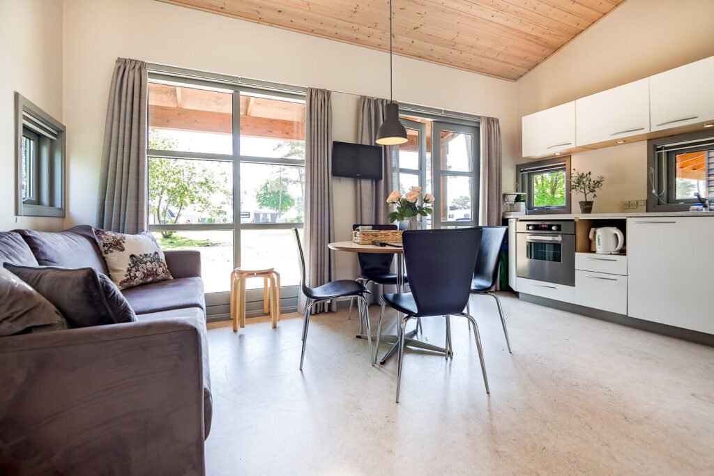 Hytte med opholdsstue