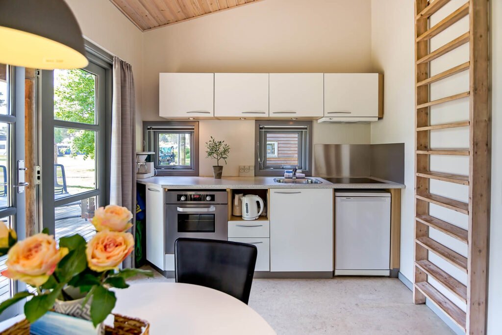 Luksushytte med køkken