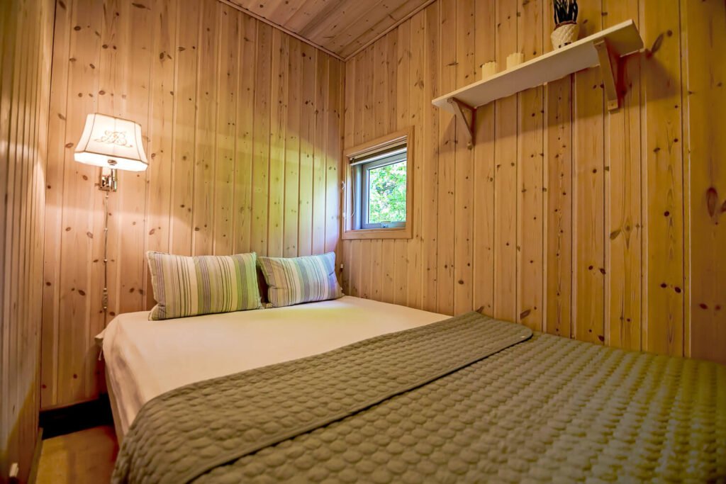 Luksushytte med dobbeltseng