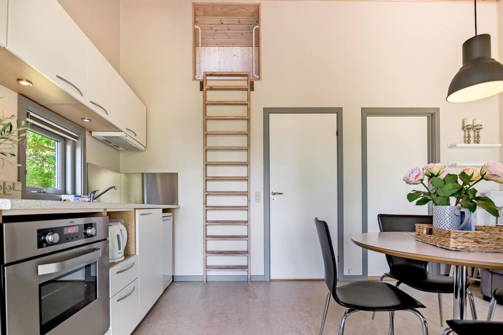 Luksushytte med hems