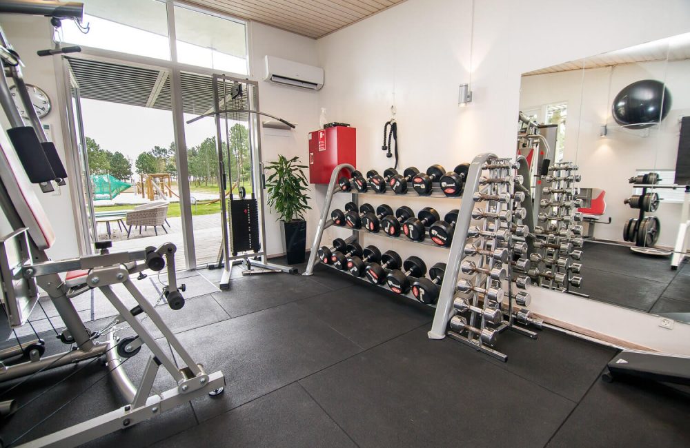 Campingplads med fitnessrum