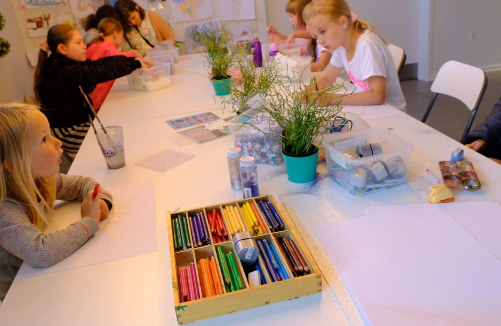 Campingplads med kreativt værksted