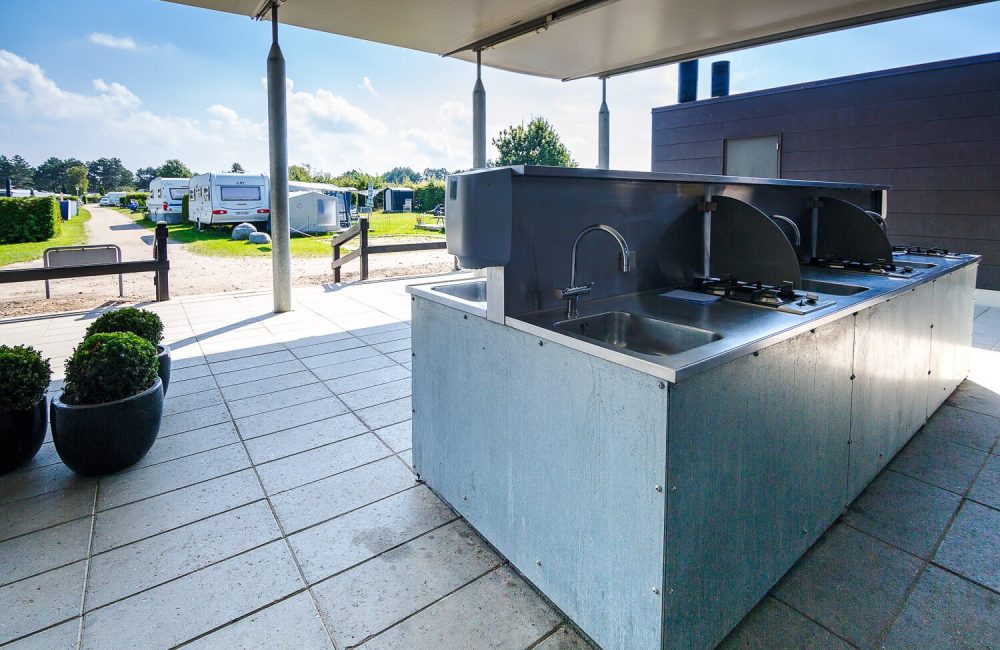 Udekøkken ved Servicebygning Fjorden